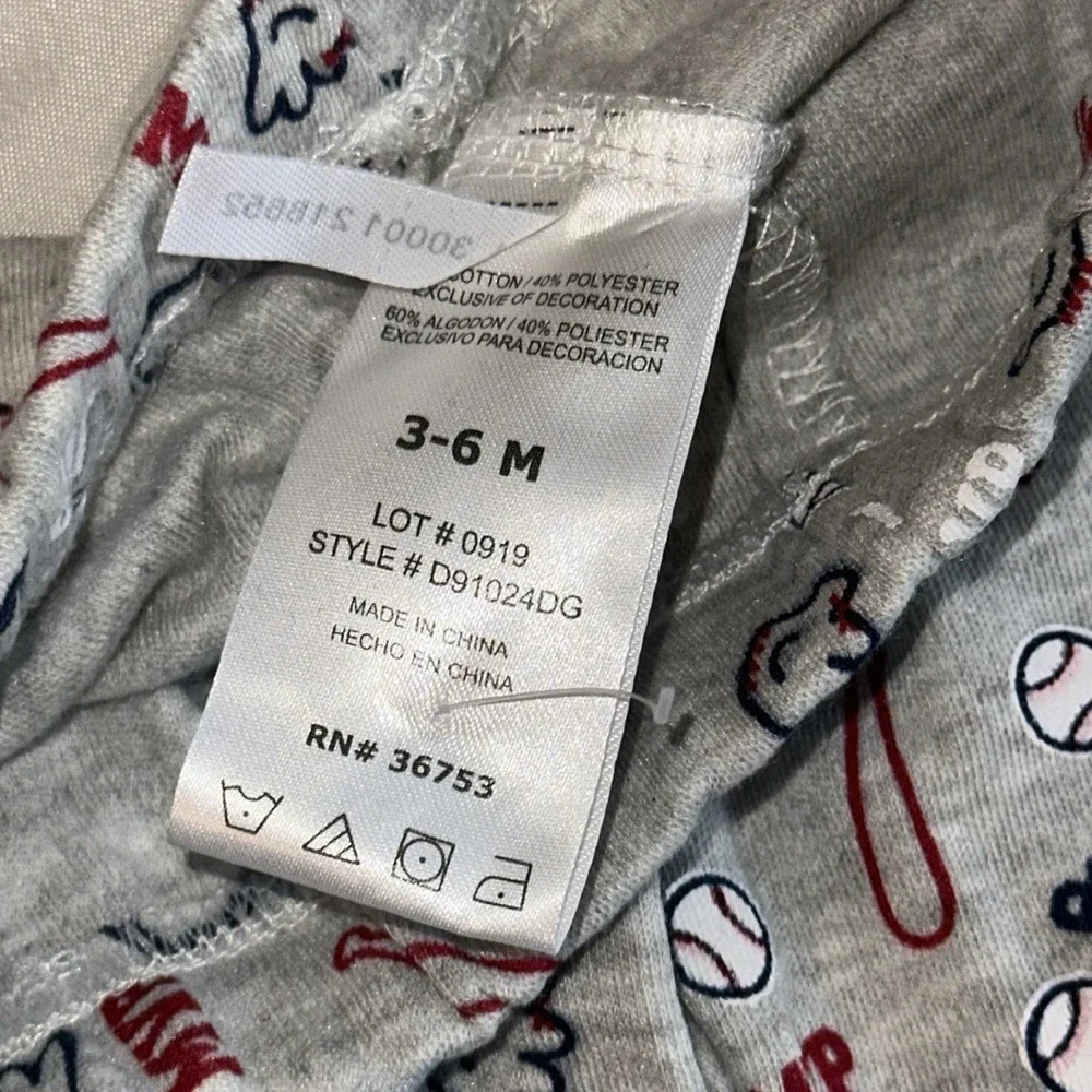 Quacker Jack Baby Boy 3PC Baseball Outfit Set Future MVP Navy Grey 3-6M NEW